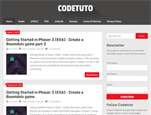 Tablet Screenshot of codetuto.com